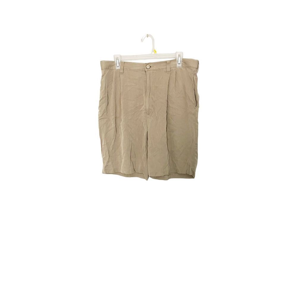 Jamaica Jaxx Silk Tan Shorts‎